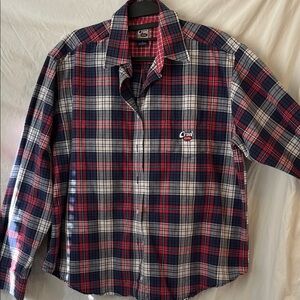 Cruel Girl Plaid Shirt Size Large